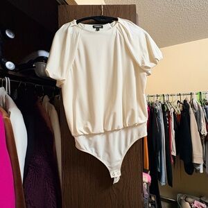 Express Ivory Women's Bodysuit Top
